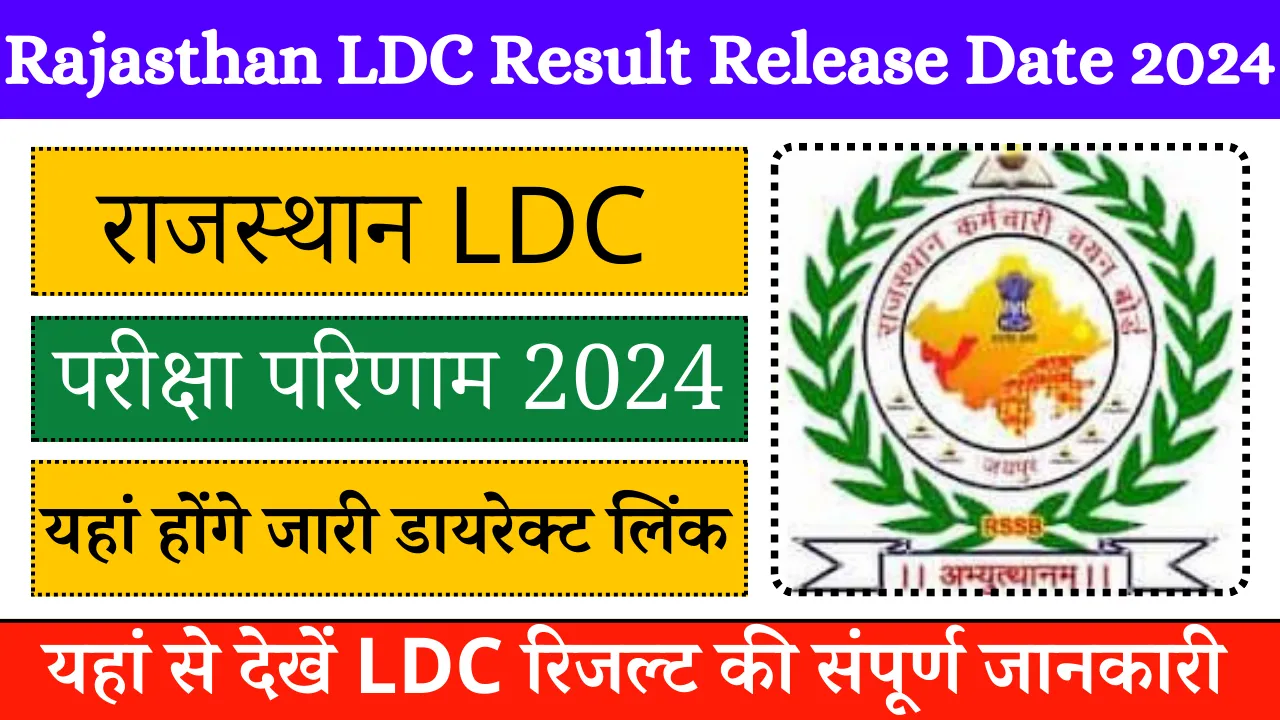 Rajasthan LDC Result 2024