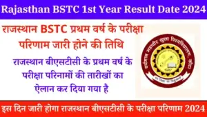 Rajasthan BSTC 1st Year Admit Card 2024