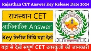 Rajasthan CET Official Answer key 2024